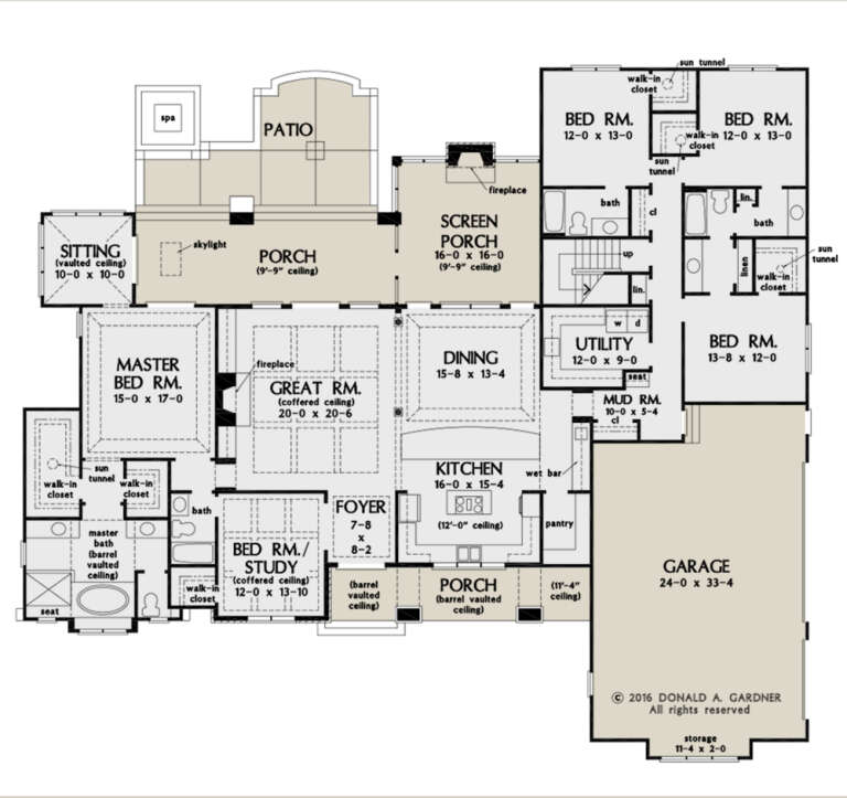 House Plan House Plan #26573 Drawing 1