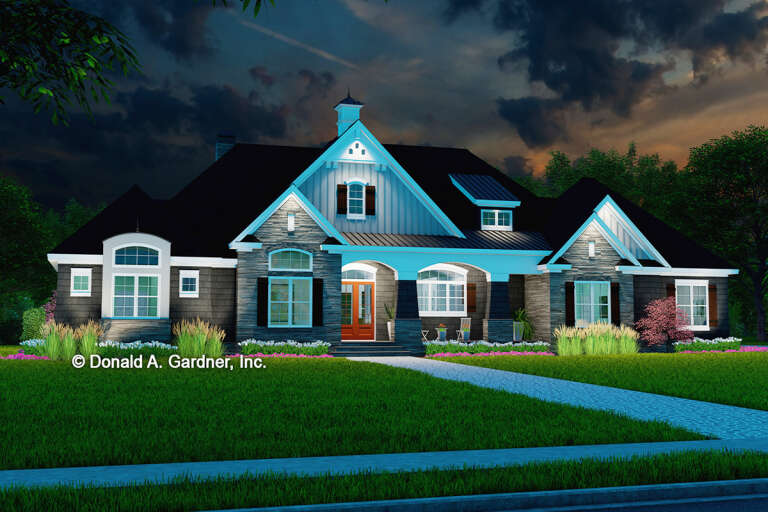 Craftsman House Plan #2865-00014 Elevation Photo