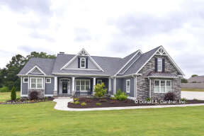 Craftsman House Plan #2865-00015 Elevation Photo