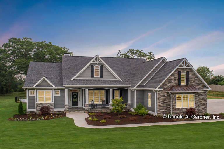 Craftsman House Plan #2865-00015 Elevation Photo