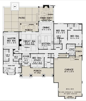 Main Floor  for House Plan #2865-00015