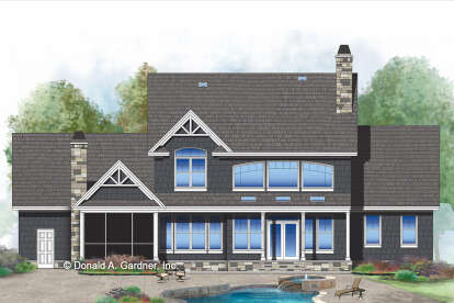 Craftsman House Plan #2865-00016 Elevation Photo