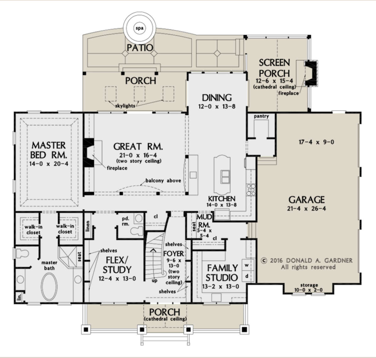 Main Floor  for House Plan #2865-00016