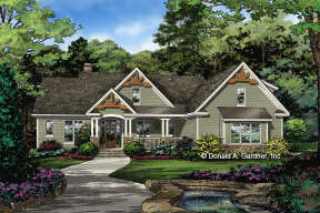 Craftsman House Plan #2865-00017 Elevation Photo