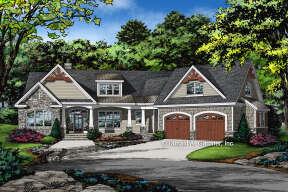Craftsman House Plan #2865-00018 Elevation Photo