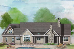 Craftsman House Plan #2865-00018 Elevation Photo