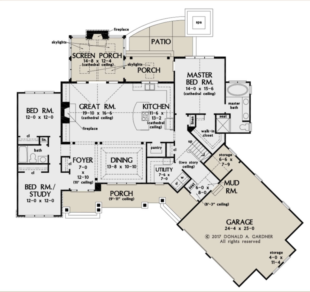 Main Floor  for House Plan #2865-00018