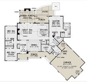 Main Floor  for House Plan #2865-00018