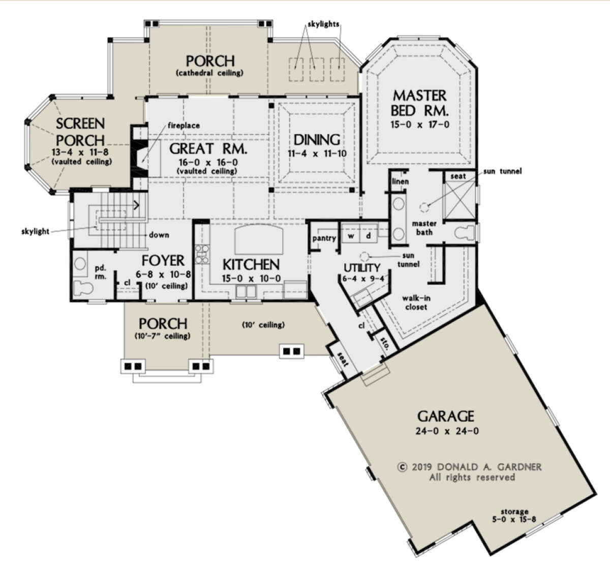 Main Floor  for House Plan #2865-00019