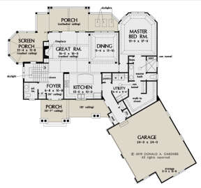 Main Floor  for House Plan #2865-00019