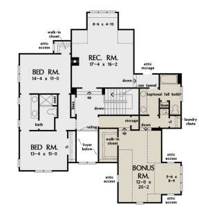 Second Floor for House Plan #2865-00020