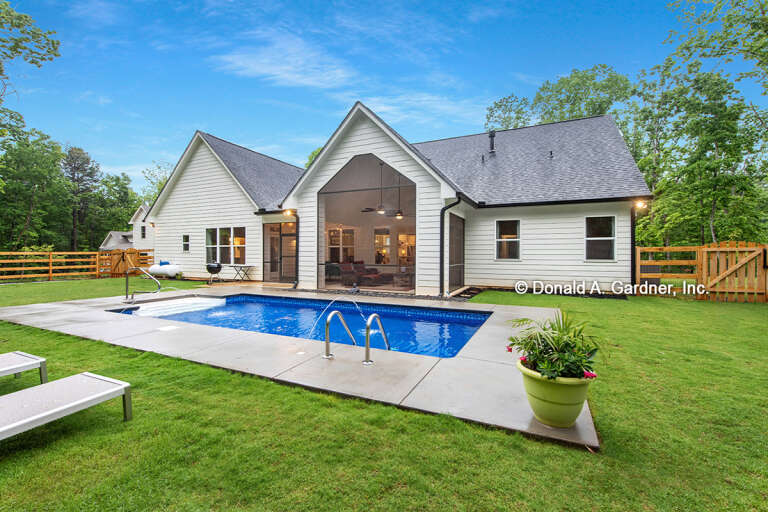 Modern Farmhouse House Plan #2865-00022 Elevation Photo