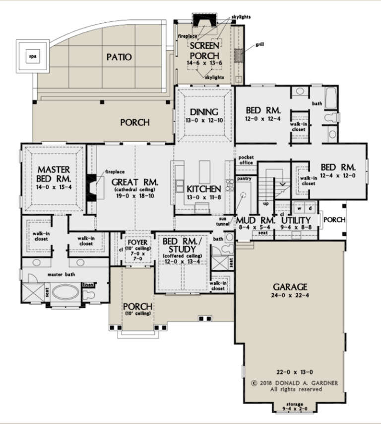 House Plan House Plan #26583 Drawing 1
