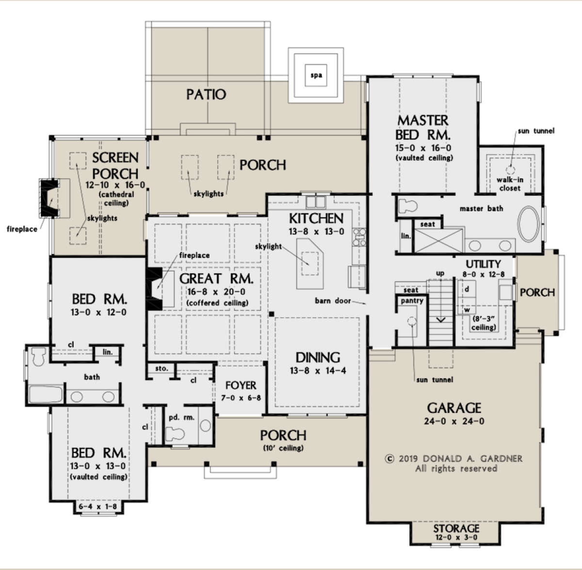 Main Floor  for House Plan #2865-00024