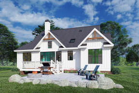 Modern Farmhouse House Plan #2865-00025 Elevation Photo