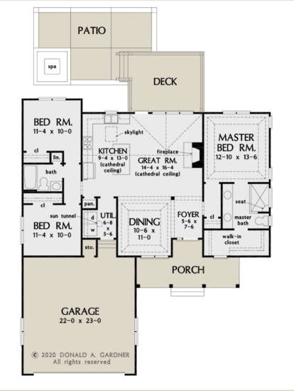 Main Floor  for House Plan #2865-00025