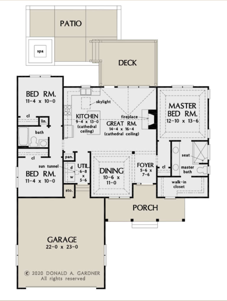 House Plan House Plan #26585 Drawing 1