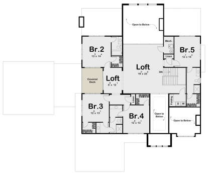 Second Floor for House Plan #963-00642