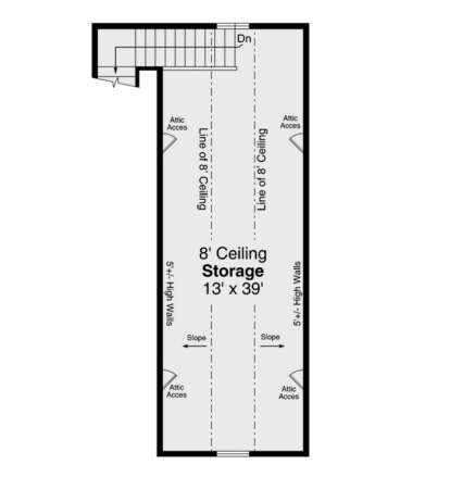 Second Floor for House Plan #035-00993