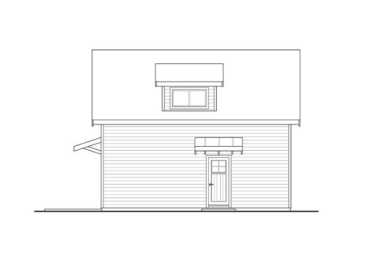 Craftsman House Plan #035-00996 Elevation Photo