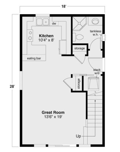 House Plan House Plan #26590 Drawing 1
