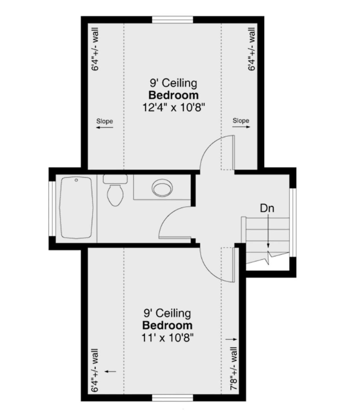 Second Floor for House Plan #035-00996