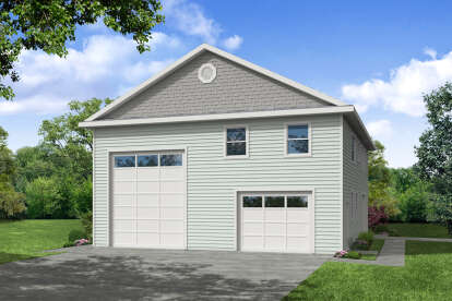 1 Bed, 1 Bath, 872 Square Foot House Plan - #035-00997