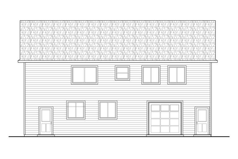 Traditional House Plan #035-00997 Elevation Photo