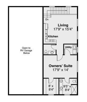 Second Floor for House Plan #035-00997