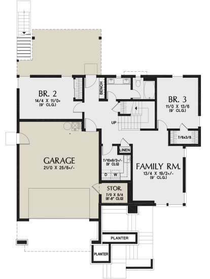 House Plan House Plan #26597 Drawing 1