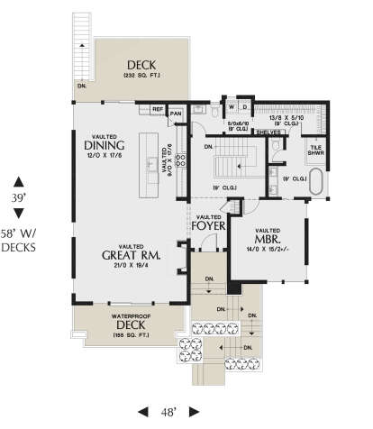 Second Floor for House Plan #2559-00937