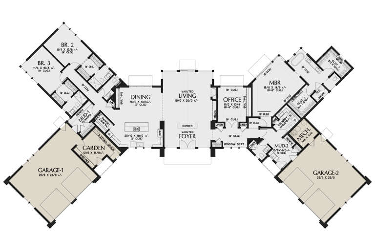 House Plan House Plan #26599 Drawing 1