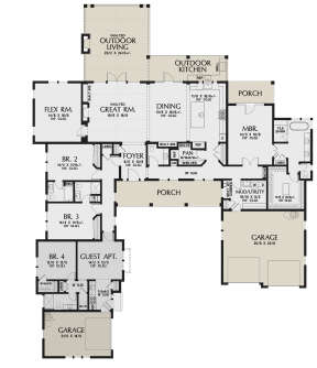 Main Floor  for House Plan #2559-00940