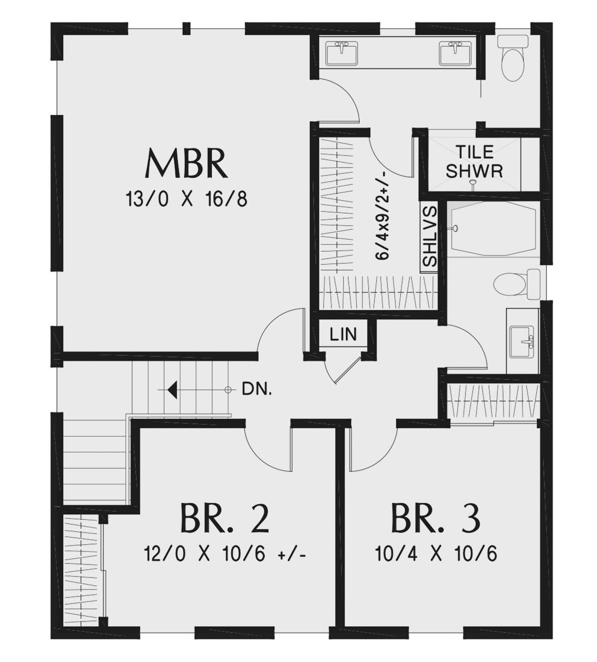 Second Floor for House Plan #2559-00941