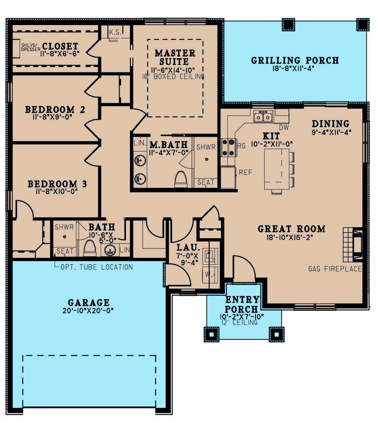 House Plan House Plan #26603 Drawing 1