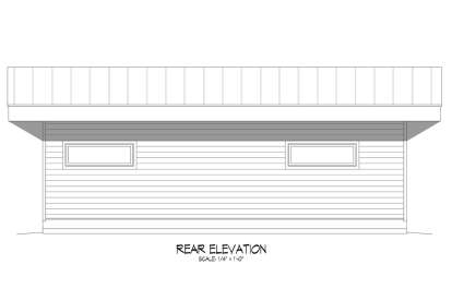 Modern House Plan #940-00466 Elevation Photo