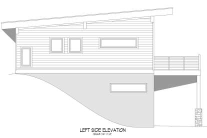 Modern House Plan #940-00466 Elevation Photo