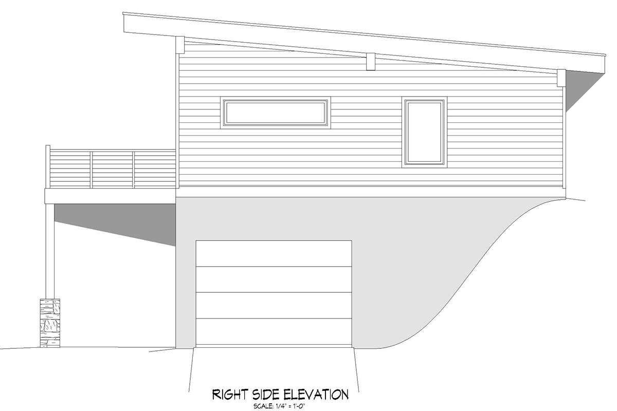 Modern House Plan #940-00466 Elevation Photo