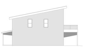 Modern  House Plan #940-00467 Elevation Photo