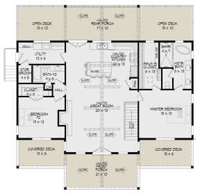 Main Floor  for House Plan #940-00468