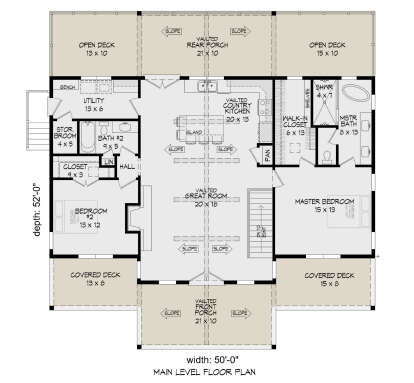 Main Floor  for House Plan #940-00468
