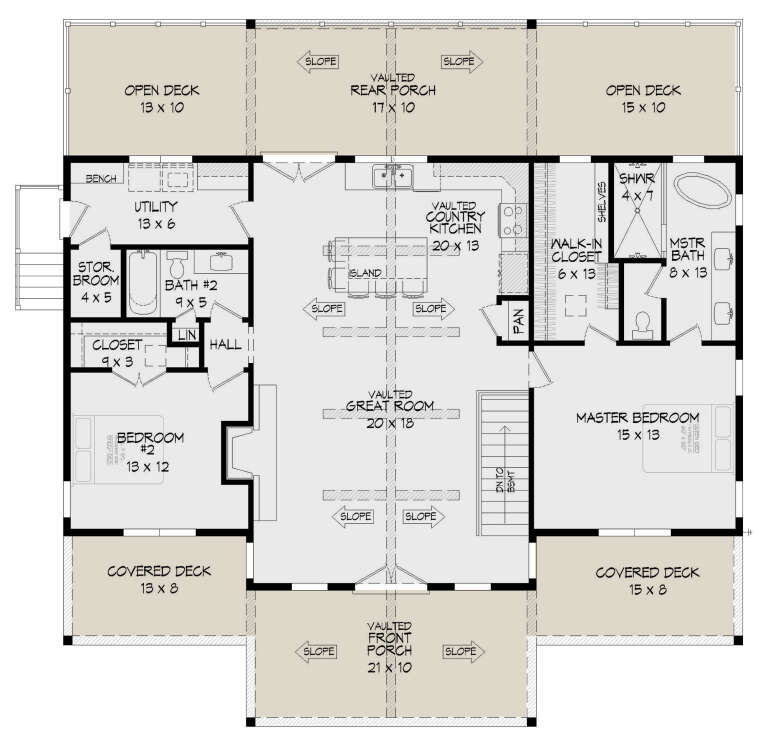 House Plan House Plan #26607 Drawing 1