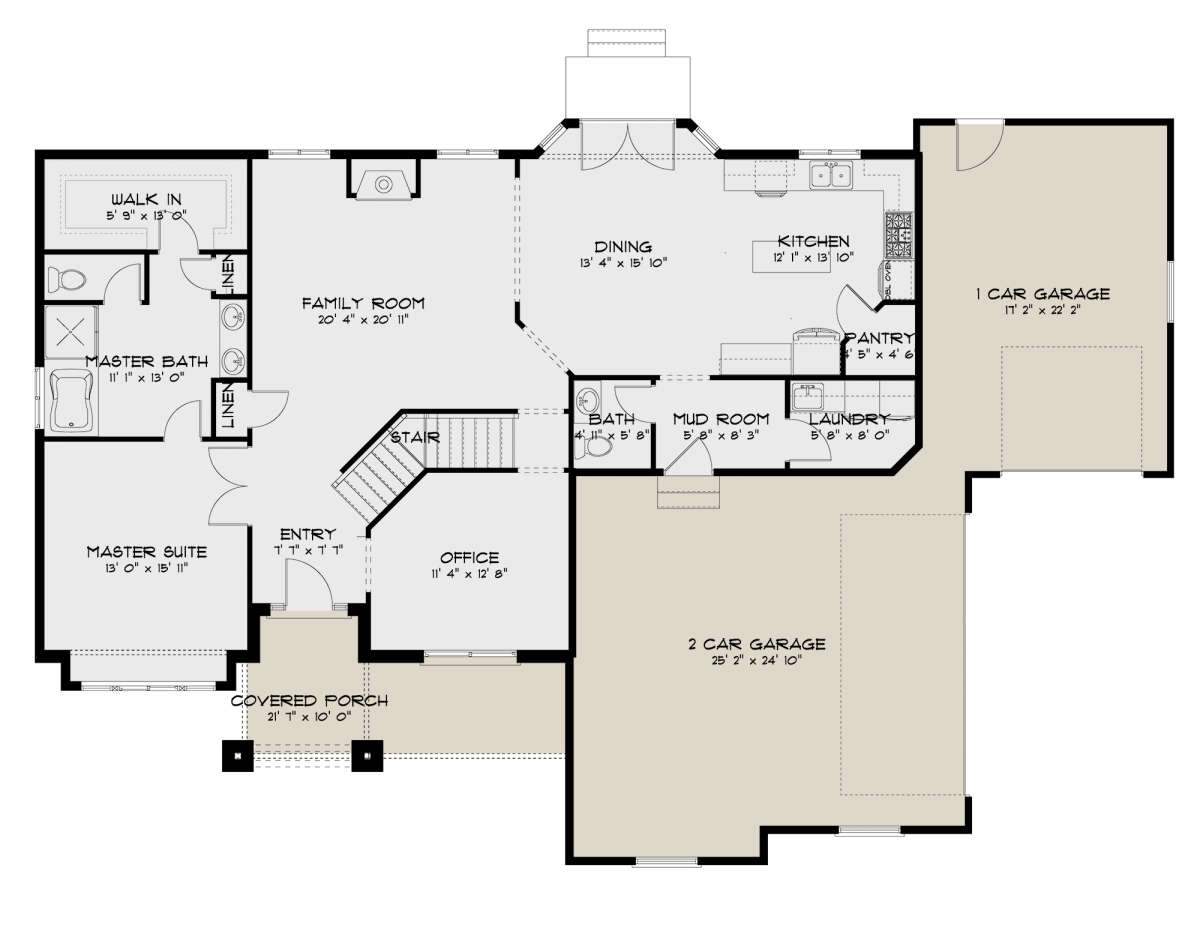 Main Floor  for House Plan #2802-00140