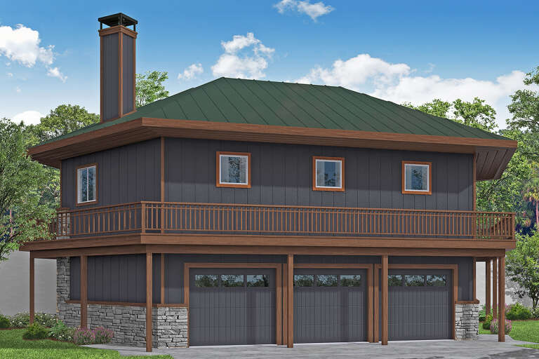 Traditional House Plan #035-00998 Elevation Photo