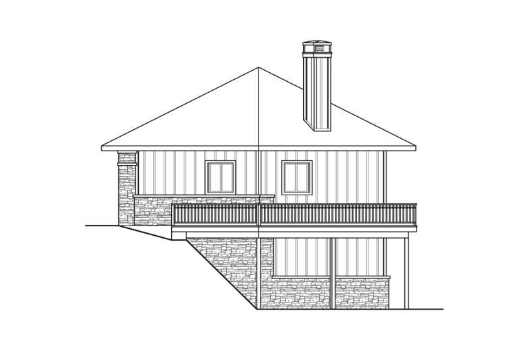 Traditional House Plan #035-00998 Elevation Photo
