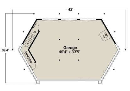 Basement for House Plan #035-00998