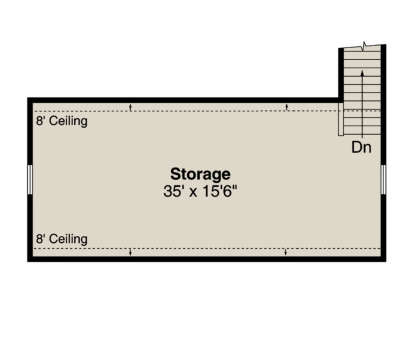 Second Floor for House Plan #035-00999