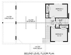 Second Floor for House Plan #940-00469