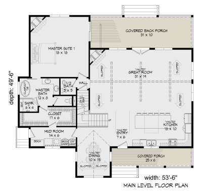 Main Floor  for House Plan #940-00470