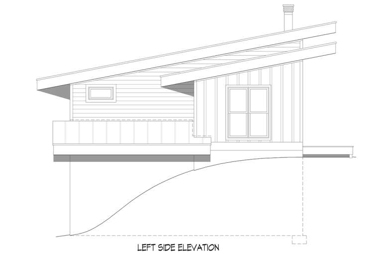 Modern House Plan #940-00471 Elevation Photo